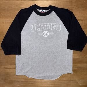U2 Vertigo 2005 Tour 3/4 Sleeve Raglan Band T-Shirt Gray Vintage SZ M Tour Band